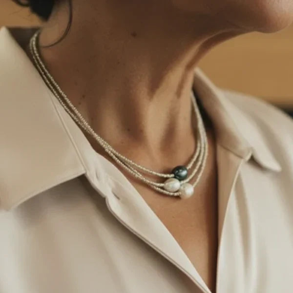 Természetes Gyöngy Nyaklánc