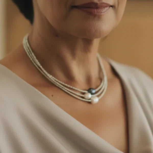 Természetes Gyöngy Nyaklánc