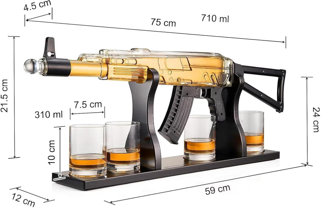 Whisky üveg - AK-47 kiadás