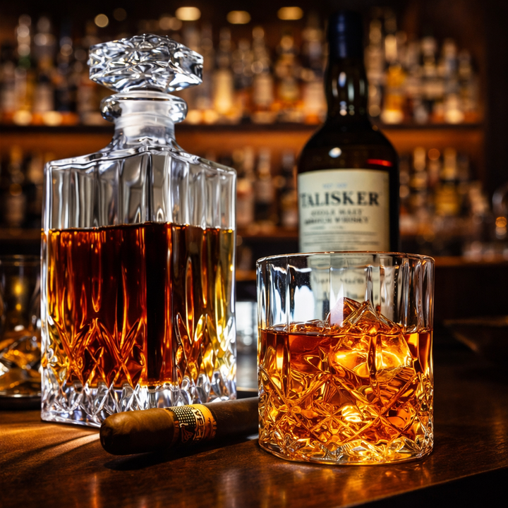 Whisky Palack - Palack és Pohár Szett