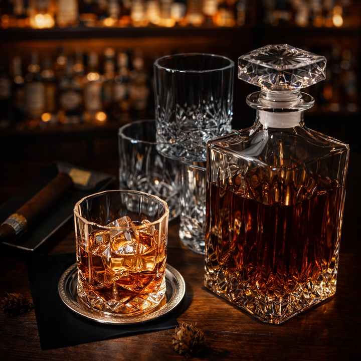 Whisky Palack - Palack és Pohár Szett
