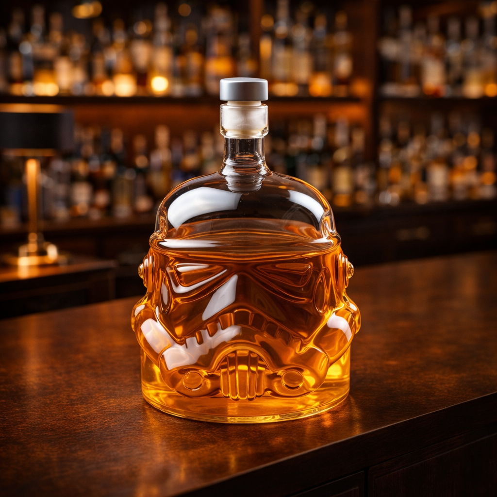 Whisky üveg - Üveg és pohár szett