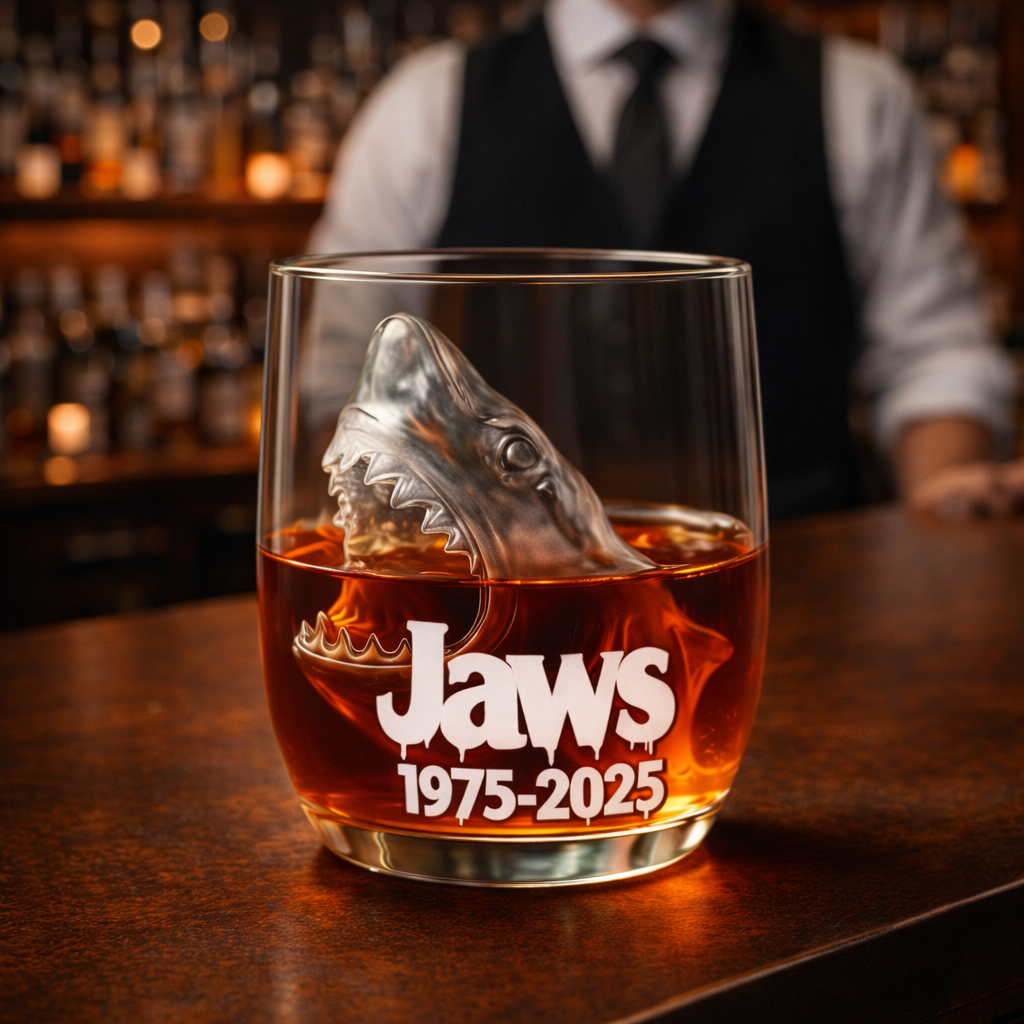 Cápa Fej Whisky Pohár