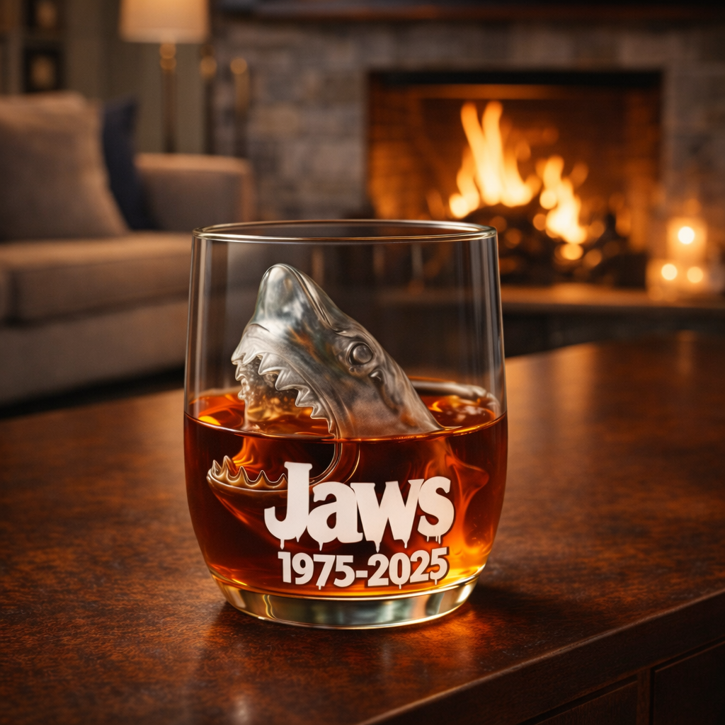 Cápa Fej Whisky Pohár