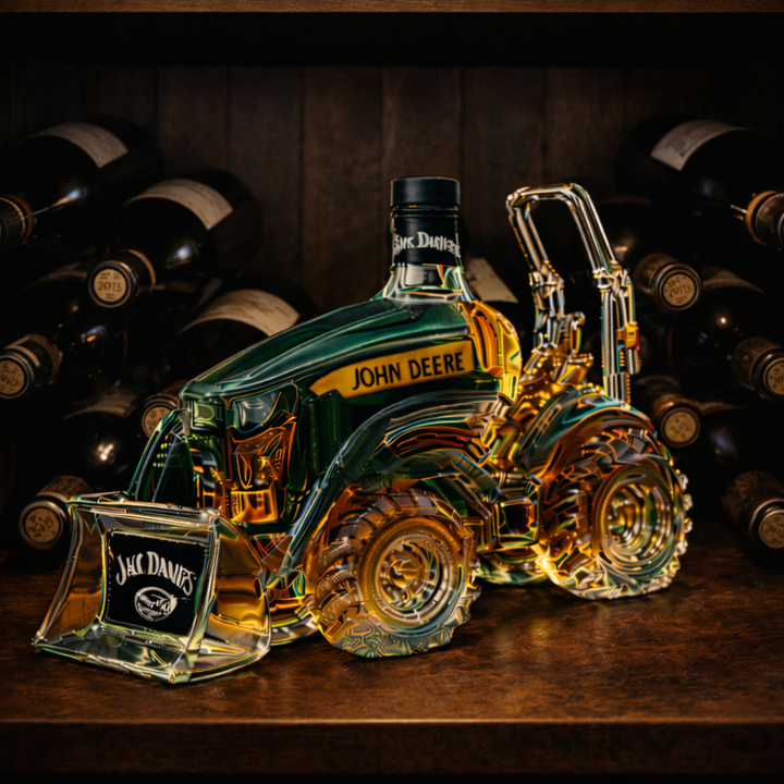Jack Daniel's whisky üveg - Traktor kiadás