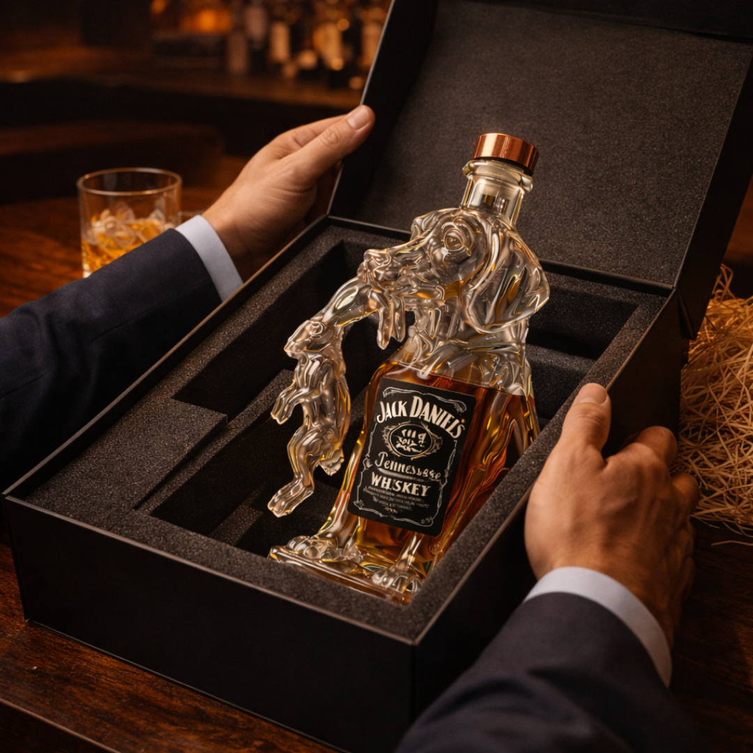 Whisky üveg - Kiadás Kutya