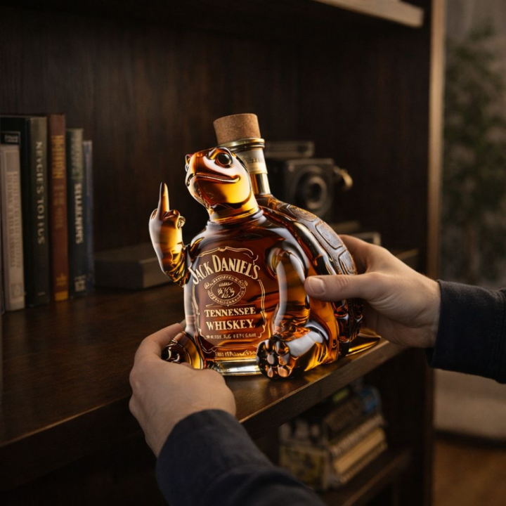 Jack Daniel's whisky üveg - Teknős kiadás