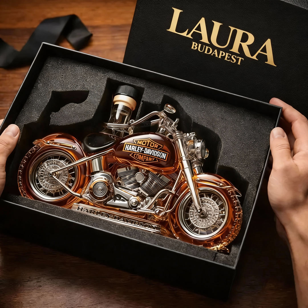 Harley Davidson whiskey üveg - Limitált kiadás
