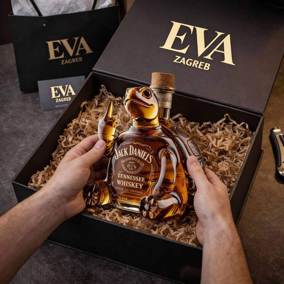 Jack Daniel's whisky üveg - Teknős kiadás